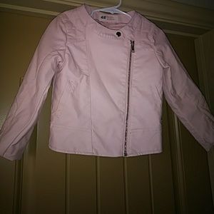 Girl's Faux Leather Jacket